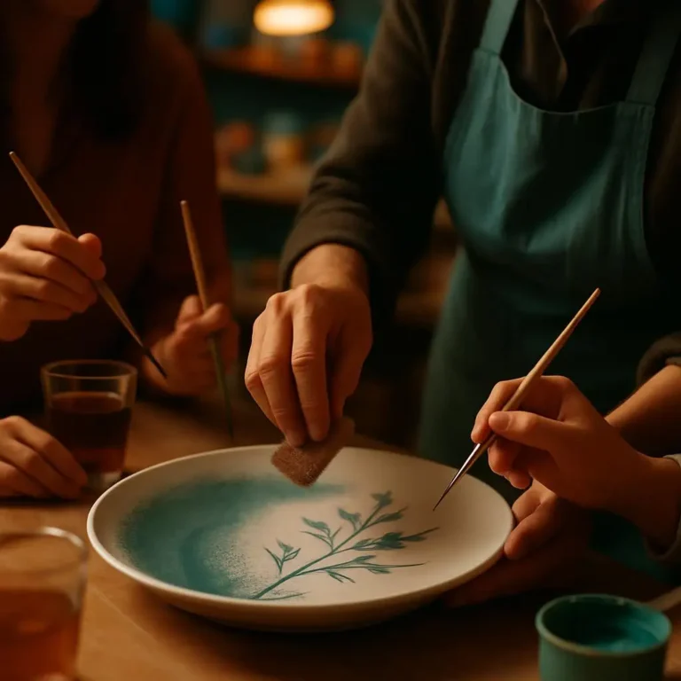 KI-generiert: Keramik-Workshop im BeAwi KreativCafé Erfurt